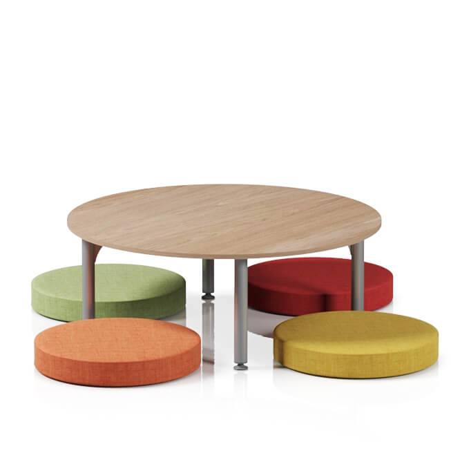 【専用】MIDDLE TABLE | CIRCLE TOP110 | ALDER Alder Round Center Table – Wood Space Studio